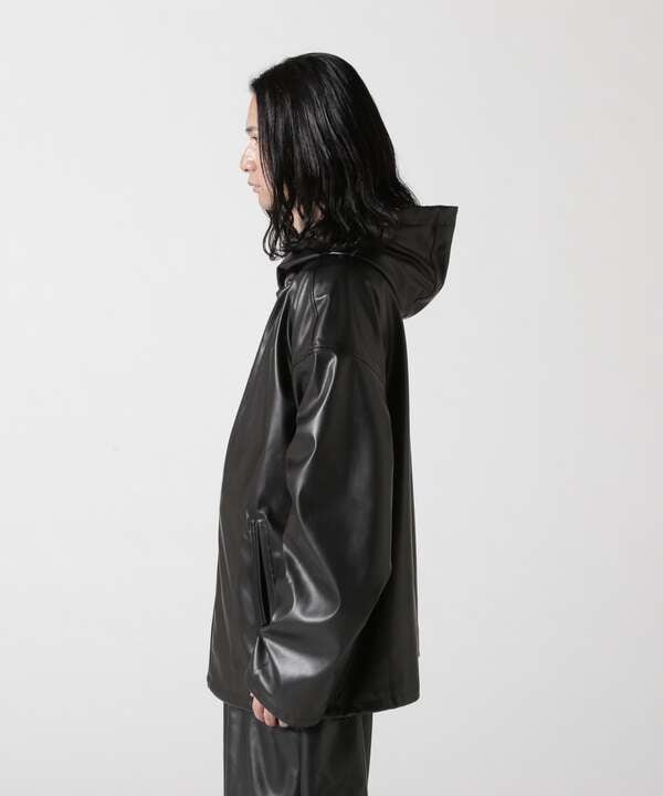 FR(13)NDS/フレンズ/FAKE LEATHER HOODIE