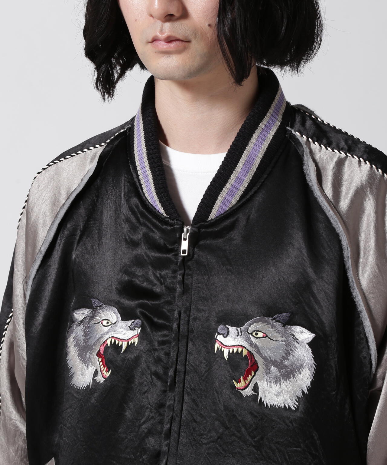 el conductorH/コンダクター/別注WOLF Embroidered Sourvenir JKT | ROYAL FLASH (  ロイヤルフラッシュ ) | US ONLINE STORE（US オンラインストア）