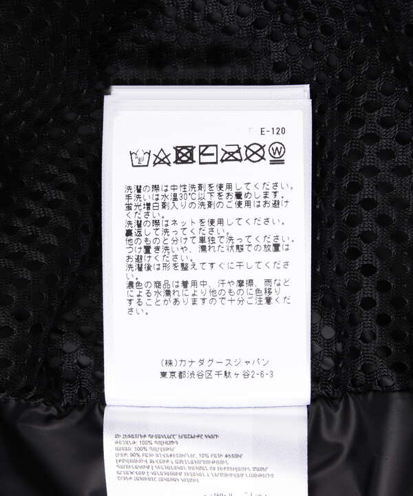 CANADA GOOSE/Lawrence Puffer Jacket Black Label