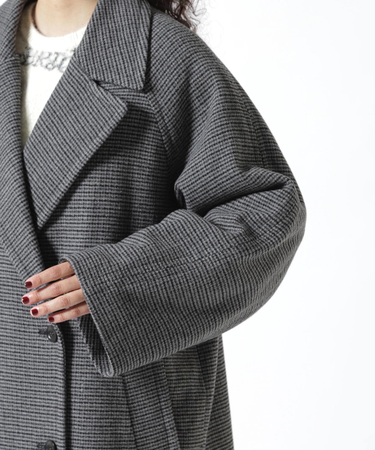 MAISON SPECIAL/メゾンスペシャル/Gun Club Plaid Long Coat