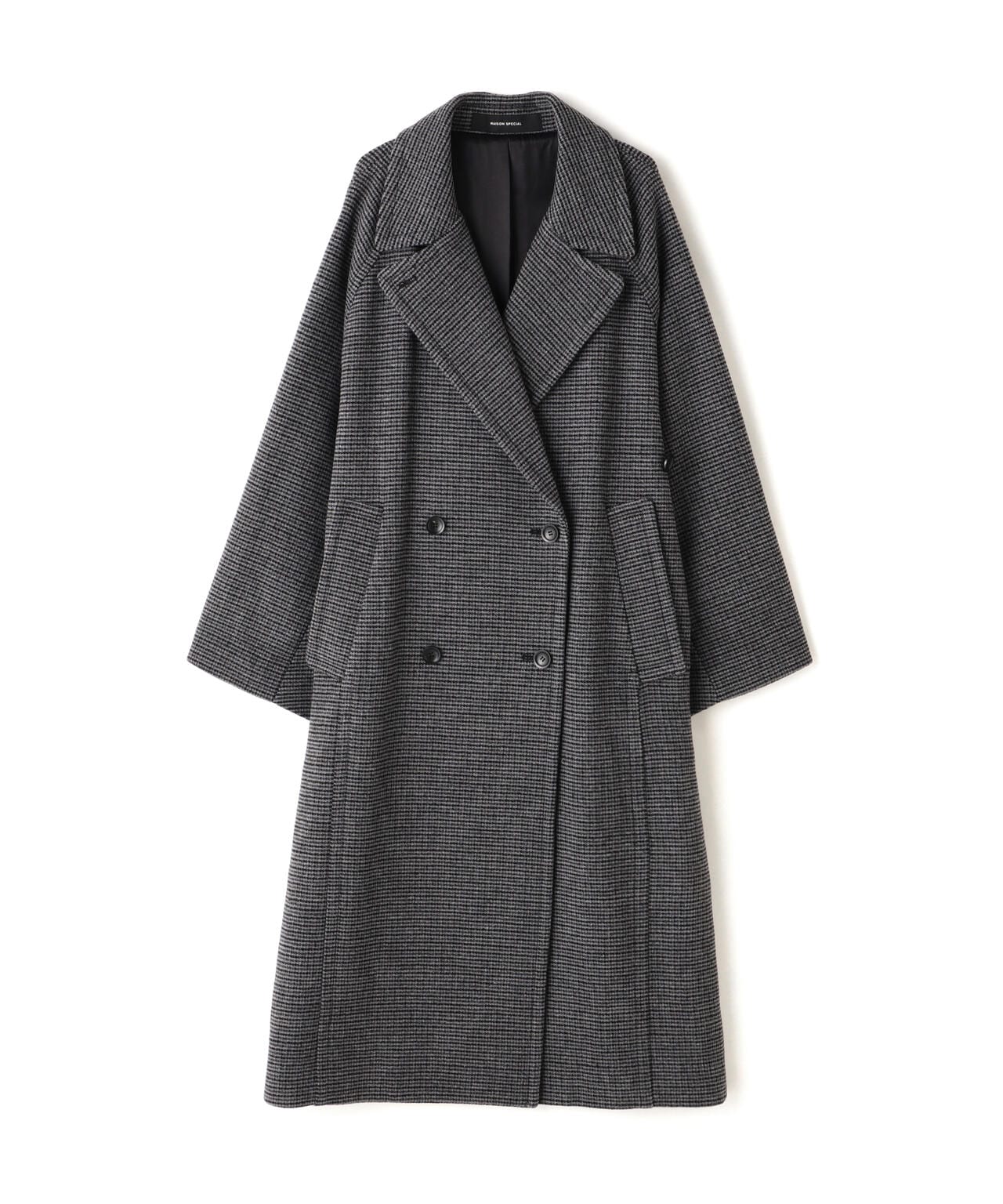 MAISON SPECIAL/メゾンスペシャル/Gun Club Plaid Long Coat