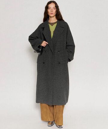 MAISON SPECIAL/メゾンスペシャル/Gun Club Plaid Long Coat