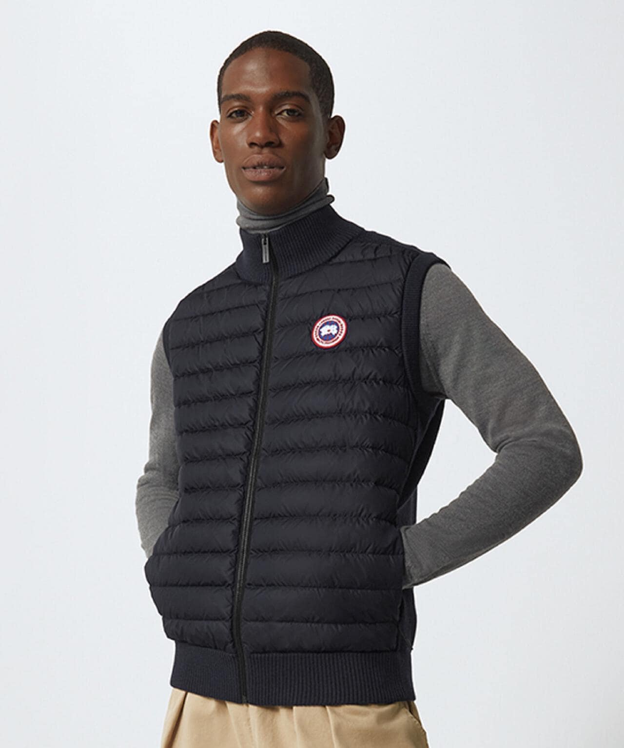 CANADA GOOSE/カナダグース//HyBridge Knit Vest/6829M