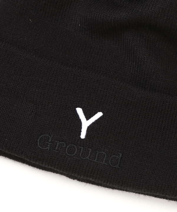 Ground Y×NEWERA/グラウンド ワイ×ニューエラ/CUFF KNIT GY LOGO