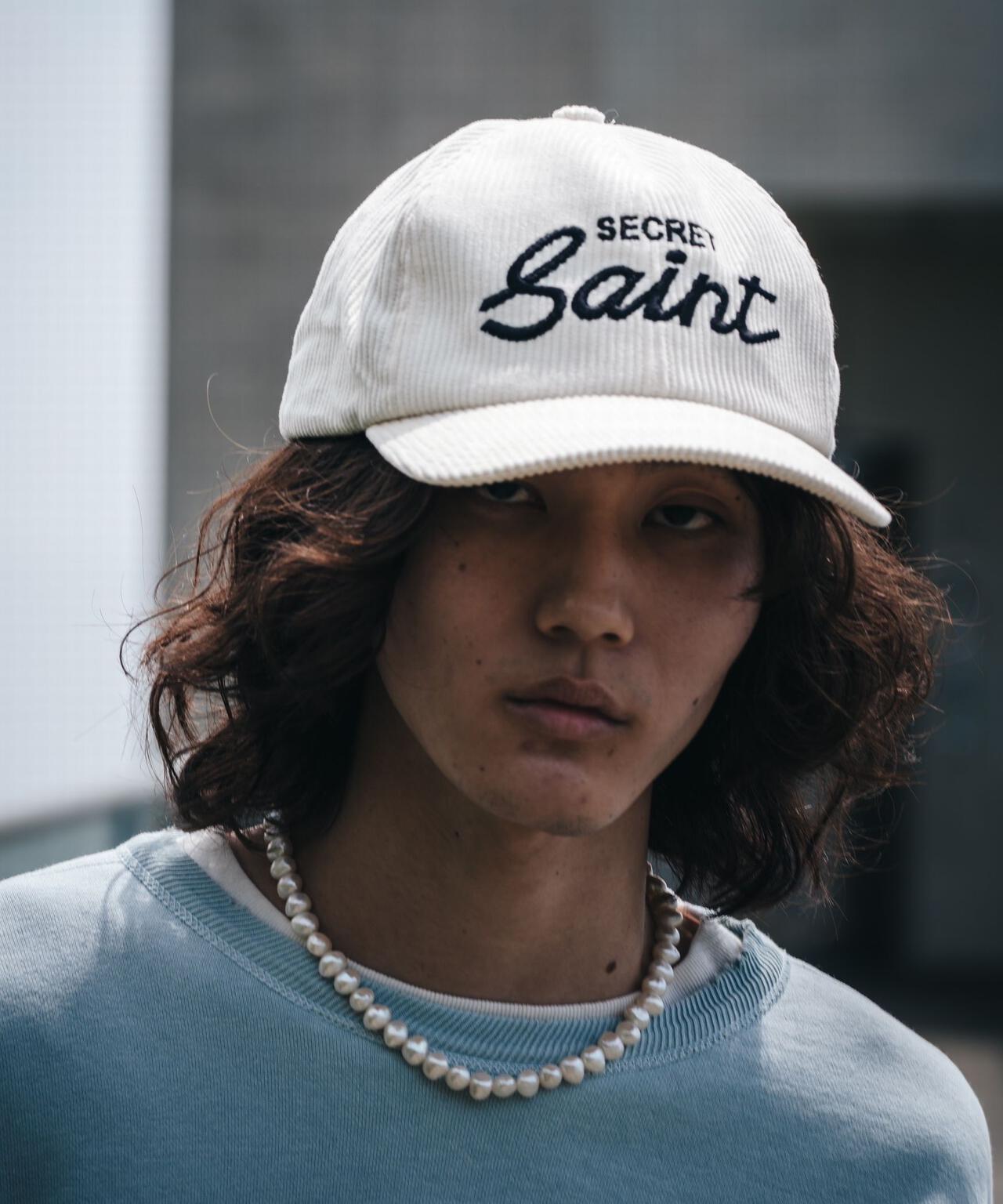 SAINT MICHAEL/セントマイケル/CAP/SAINT/WHITE/BLUE