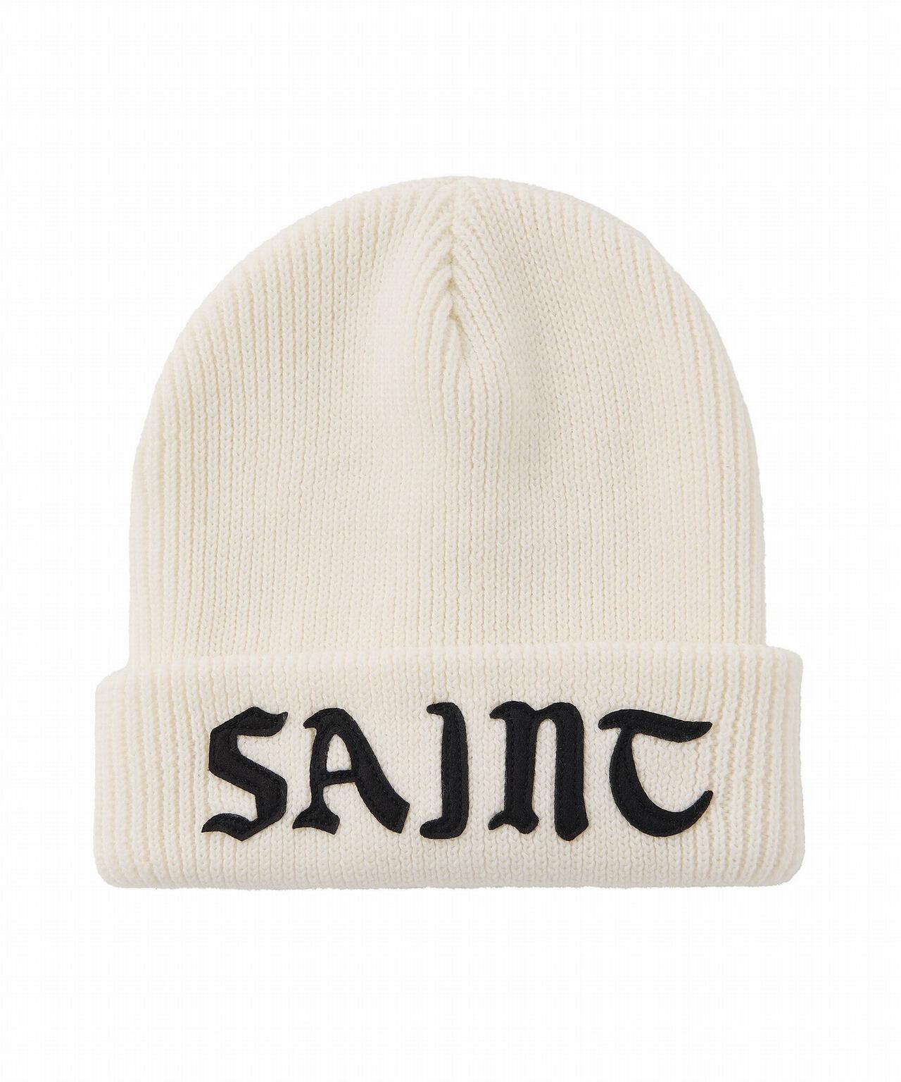 SAINT MICHAEL/セントマイケル/KNIT CAP/SAINT/WHITE