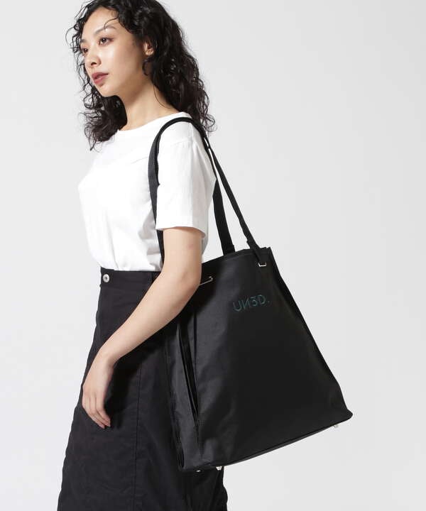 UN3D./アンスリード/POINT COLOR PLEATS TOTE