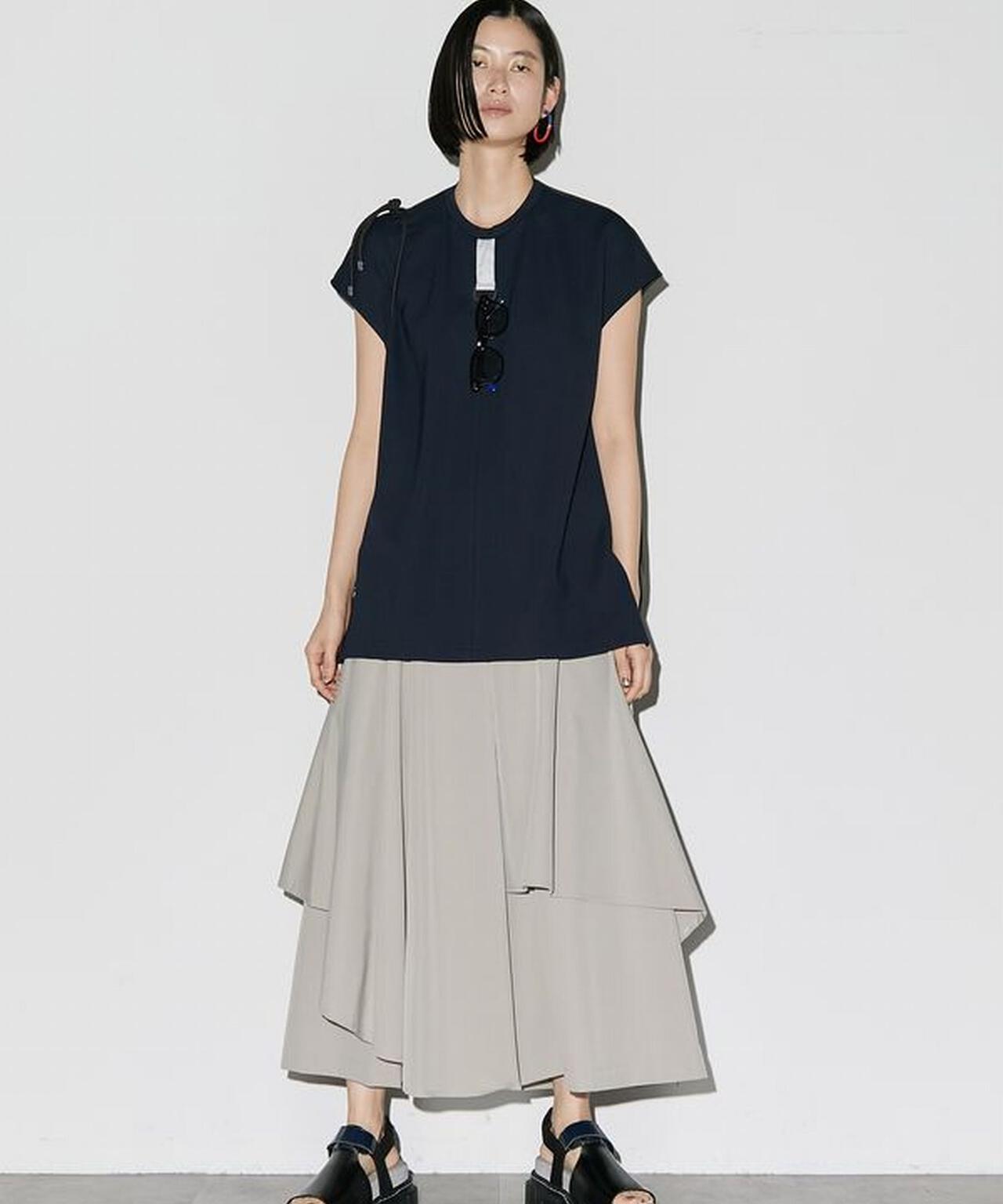 UN3D./アンスリード/ASYMME LAYERED PT/アシンメレイヤードパンツ  