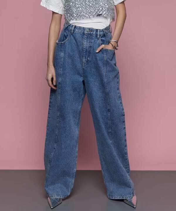 MAISON SPECIAL/メゾンスペシャル/2way Waist Denim Pants