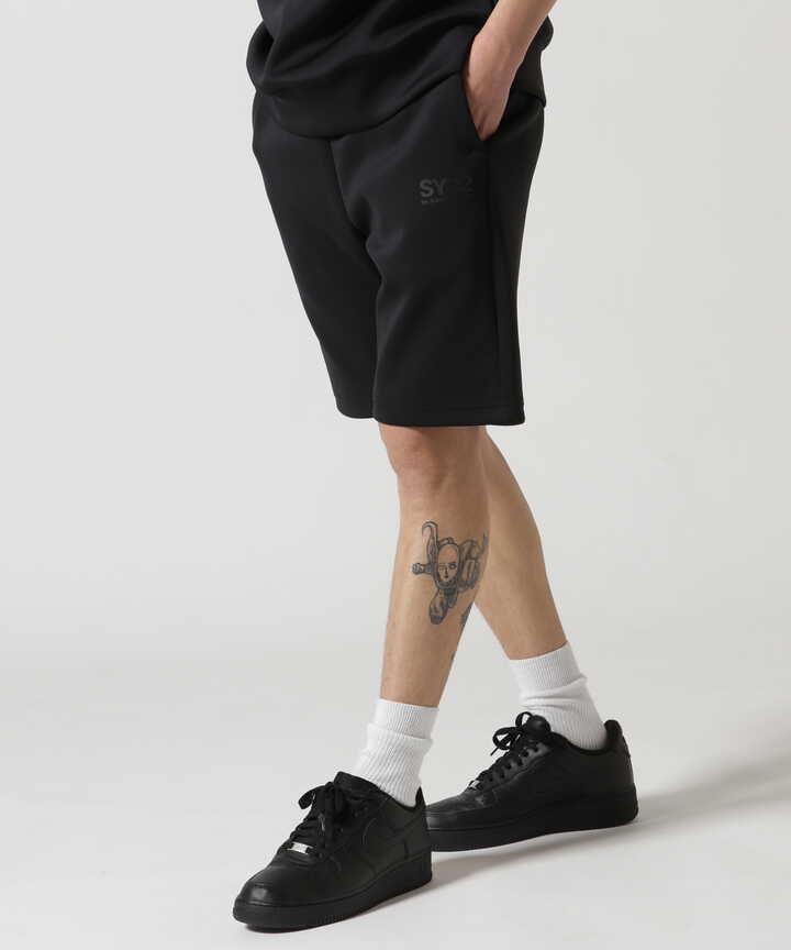 SY32 by SWEET YEARS/DOUBLE KNIT LOGO SHORT PANTS | ROYAL FLASH