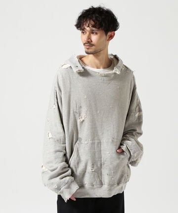 READYMADE/レディーメイド/DOUBLE FACE HOODIE/GREY