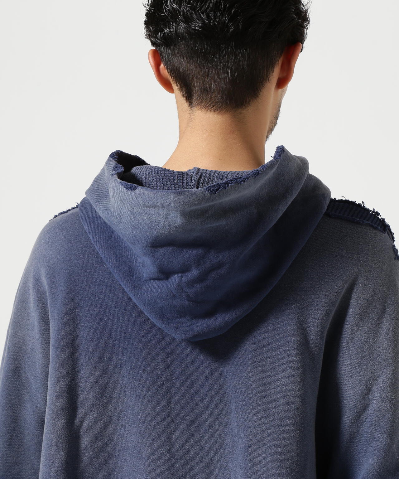 READYMADE/レディーメイド/DOUBLE FACE HOODIE/NAVY