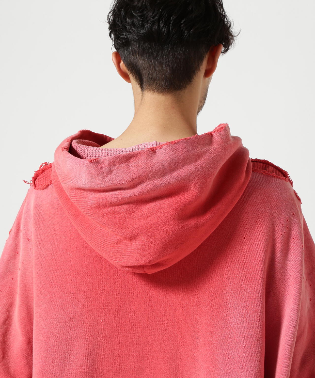 READYMADE/レディーメイド/DOUBLE FACE HOODIE/RED