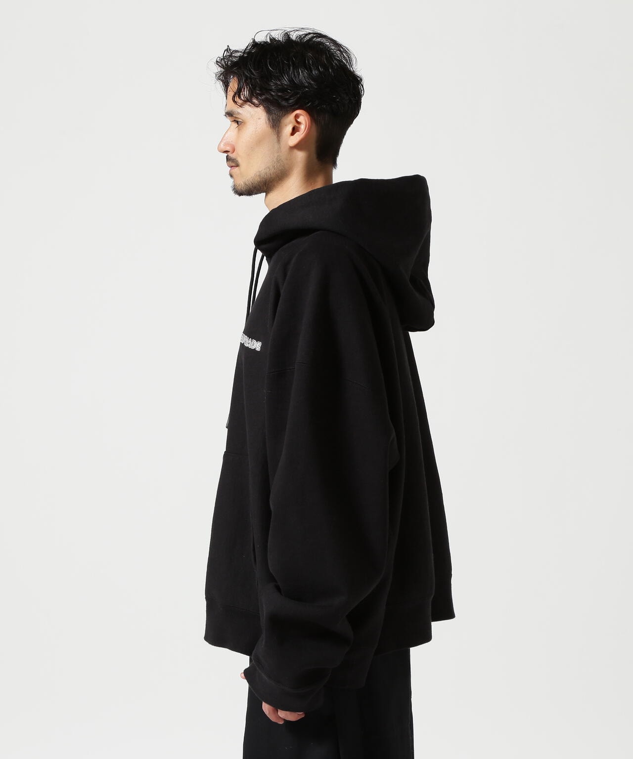 READYMADE/レディーメイド/BIG HOODIE LOGO/BLACK