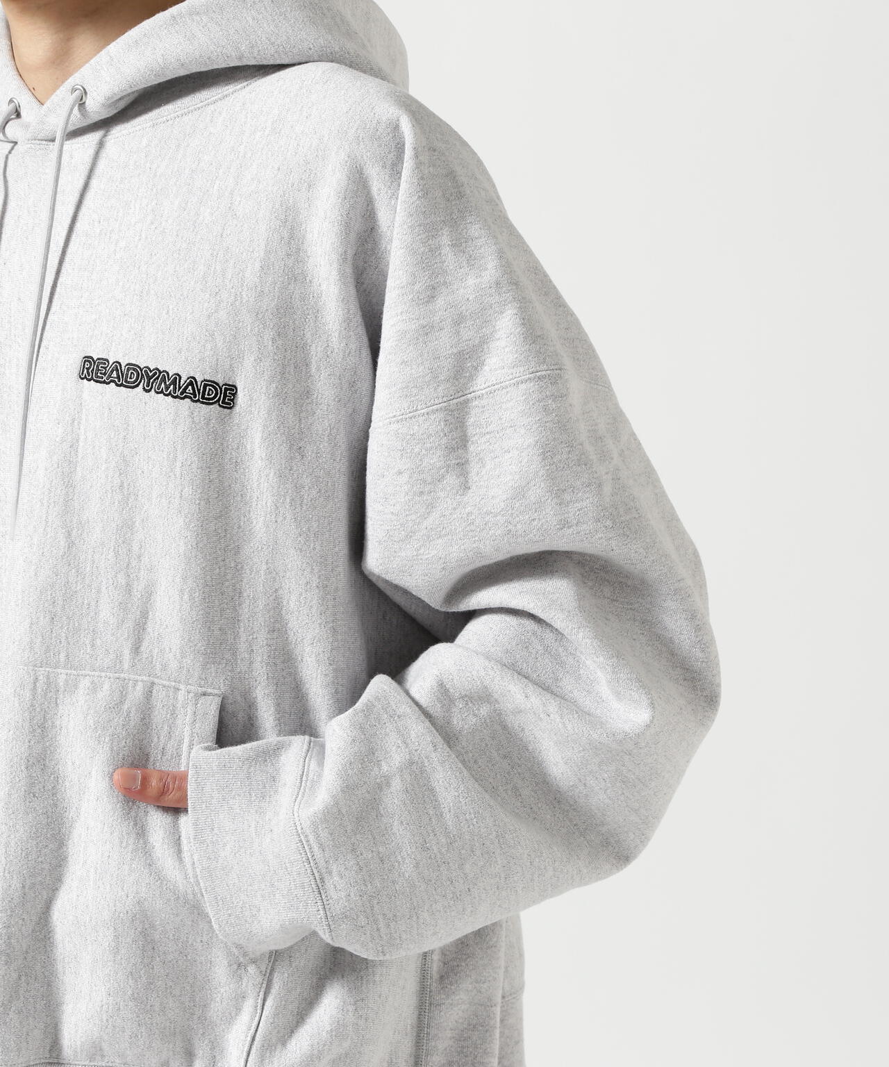 READYMADE/レディーメイド/BIG HOODIE LOGO/GRAY