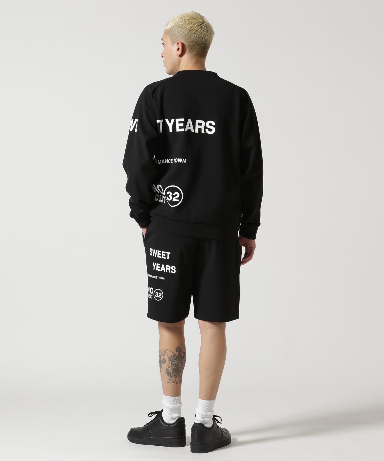 SY32 by SWEETYEARS/STRADDLE PRINT P/O CREW | ROYAL FLASH 