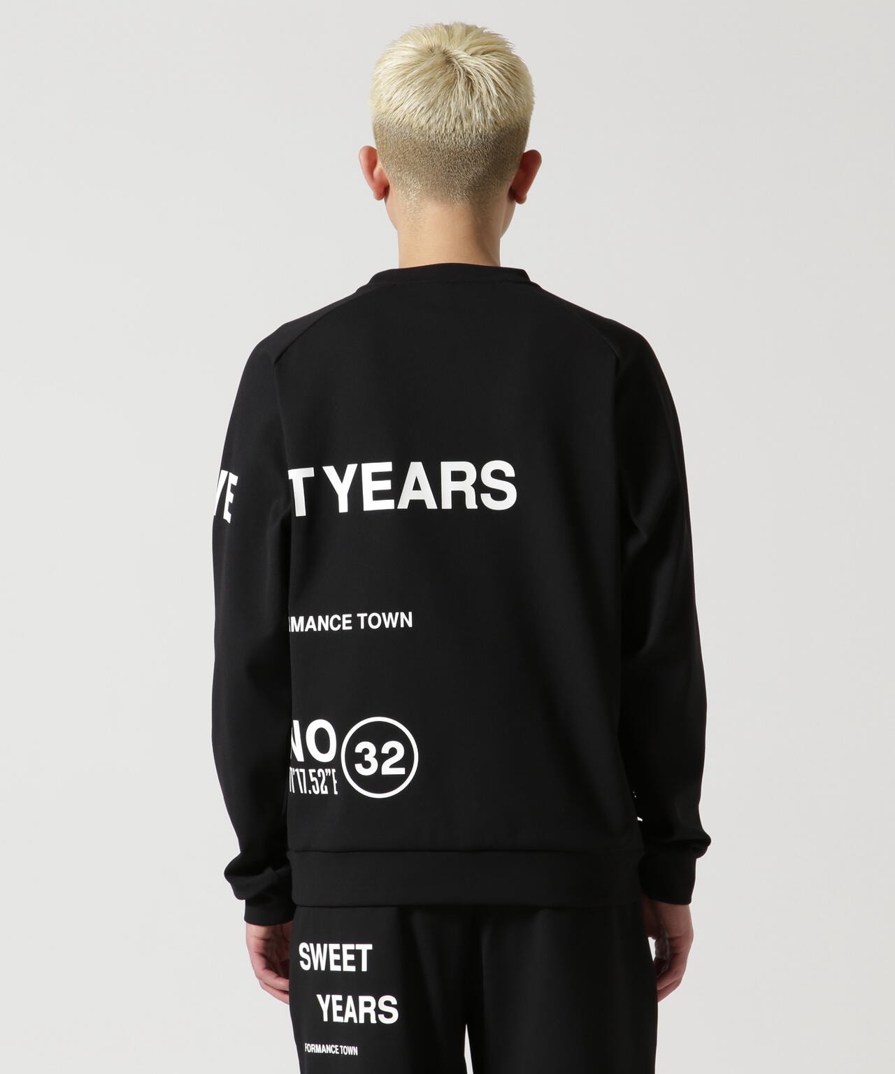 SY32 by SWEETYEARS/STRADDLE PRINT P/O CREW | ROYAL FLASH 