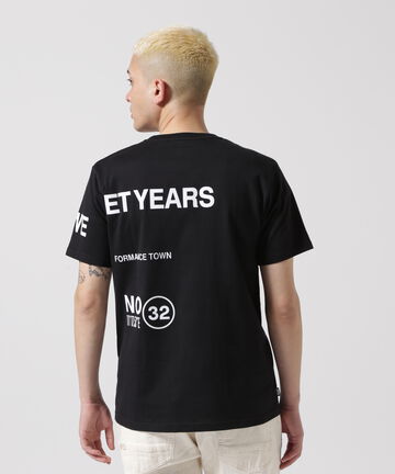 SY32 by SWEETYEARS /STRADDLE PRINT TEE