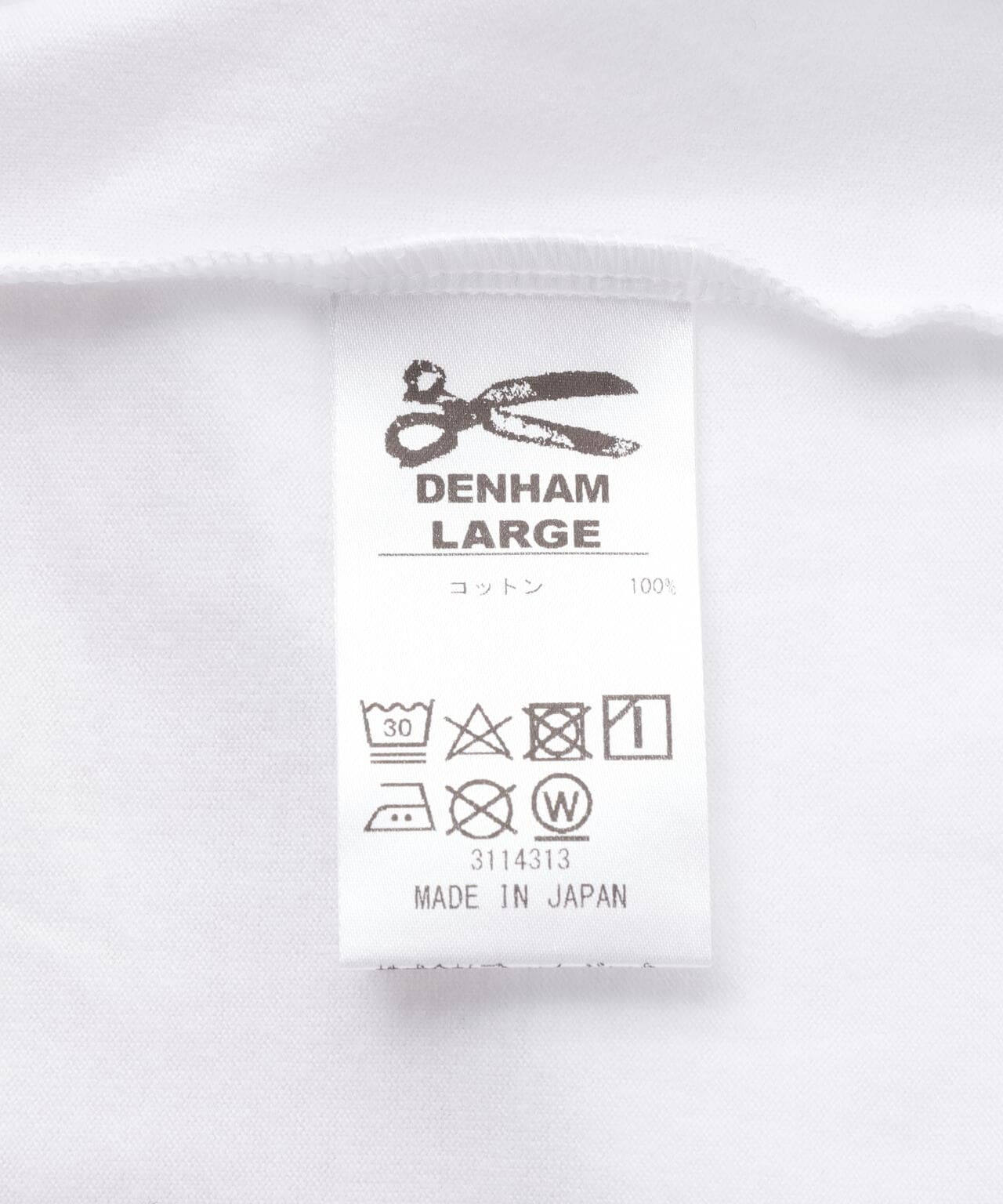 DENHAM/デンハム/TOKYO DENHAM AND SCISSORS TEE