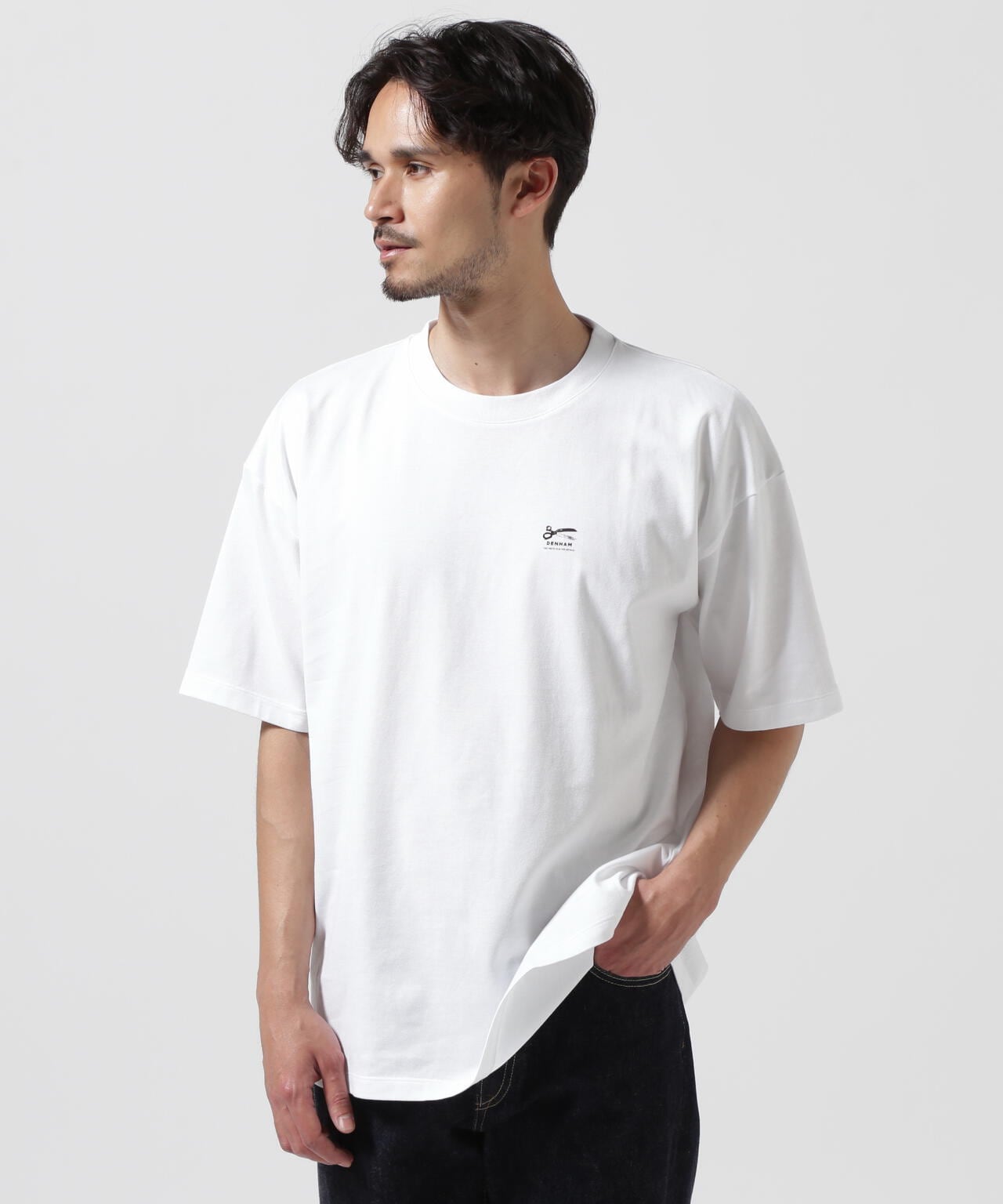 DENHAM/デンハム/TOKYO DENHAM AND SCISSORS TEE