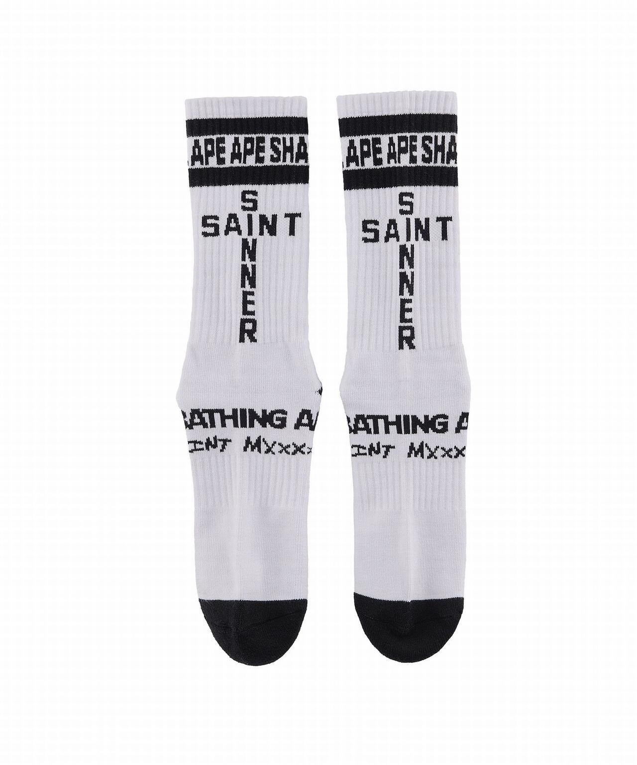 SAINT MICHAEL/セントマイケル×ア・ベイシング・エイプ/SOCKS/APE