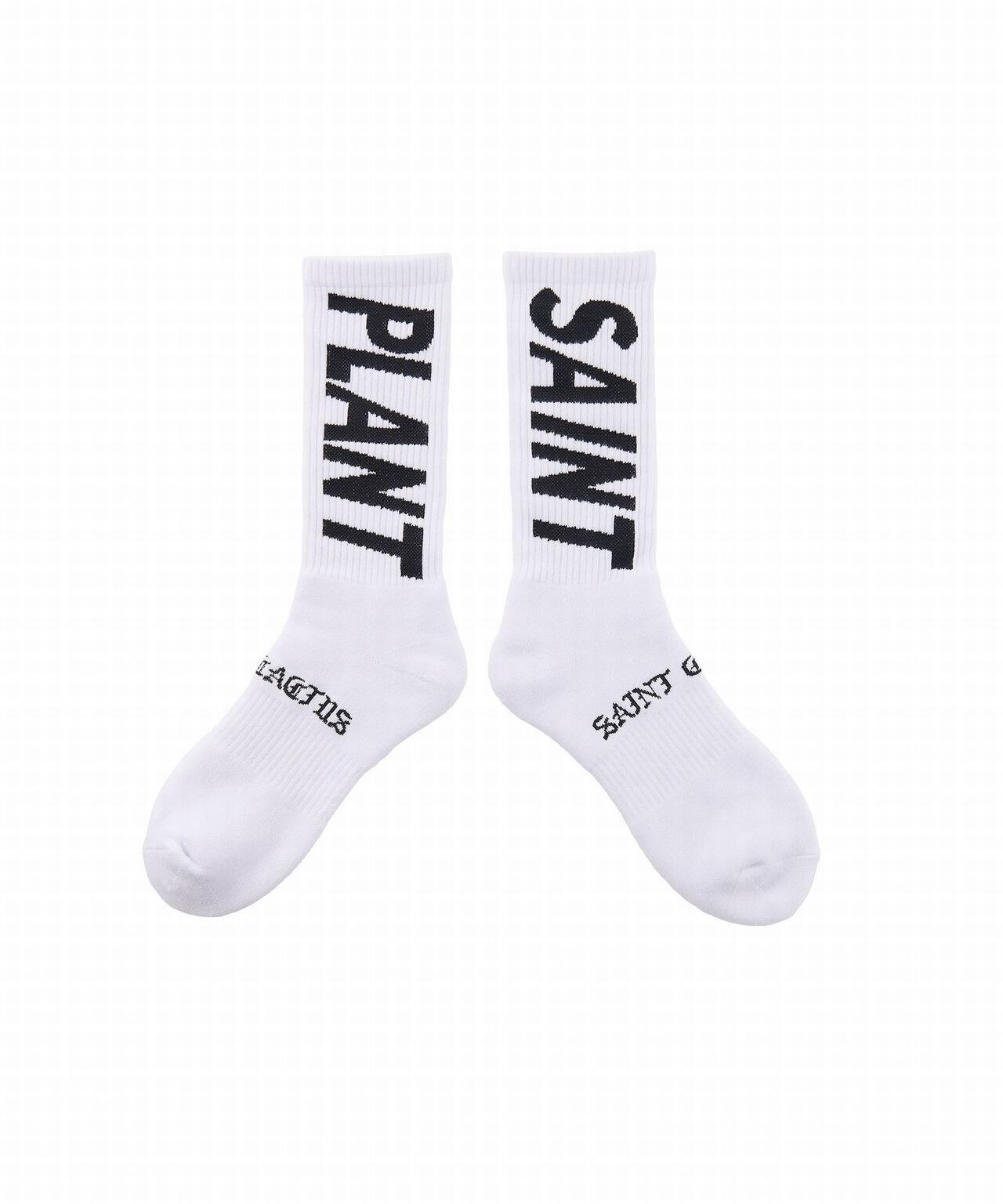 SAINT MICHAEL/セントマイケル/CP_SOCKS/SNT PLANT/WHITE