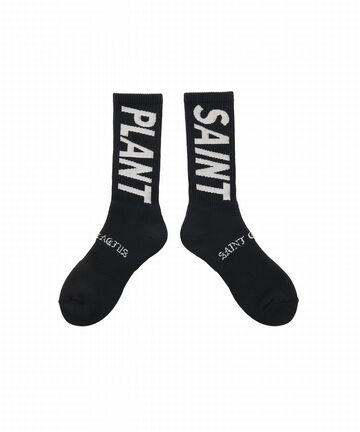 SAINT MICHAEL/セントマイケル/CP_SOCKS/SNT PLANT/BLACK