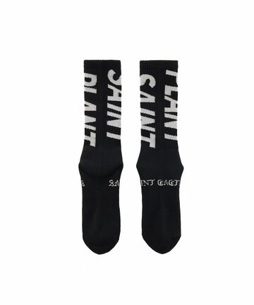 SAINT MICHAEL/セントマイケル/CP_SOCKS/SNT PLANT/BLACK