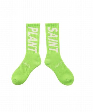 SAINT MICHAEL/セントマイケル/CP_SOCKS/SNT PLANT/LIME