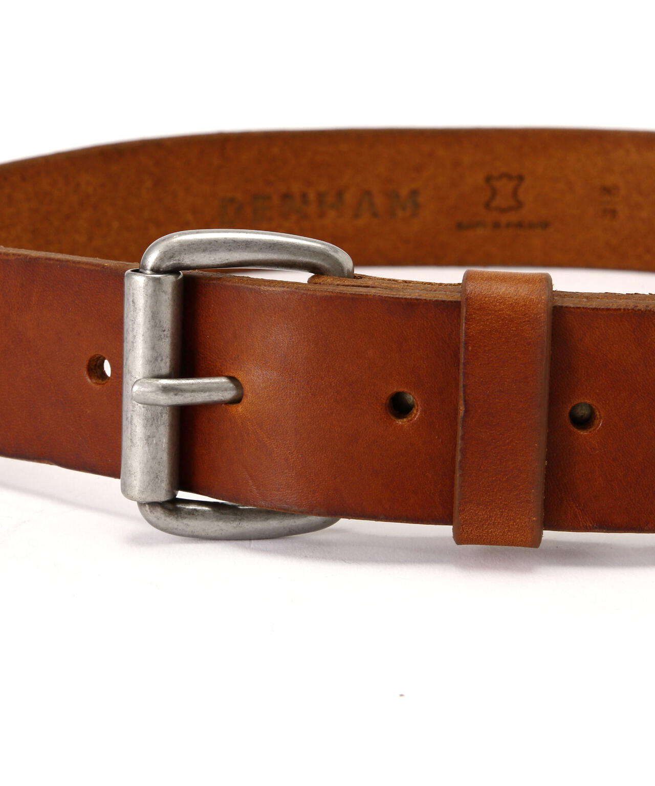 DENHAM/デンハム/40 MM ROLLER BROWN BELT - ベルト