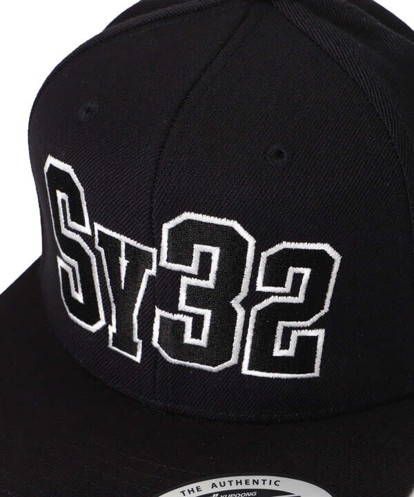 SY32 by SWEET YEARS/BIG LOGO SNAPBACK CAP