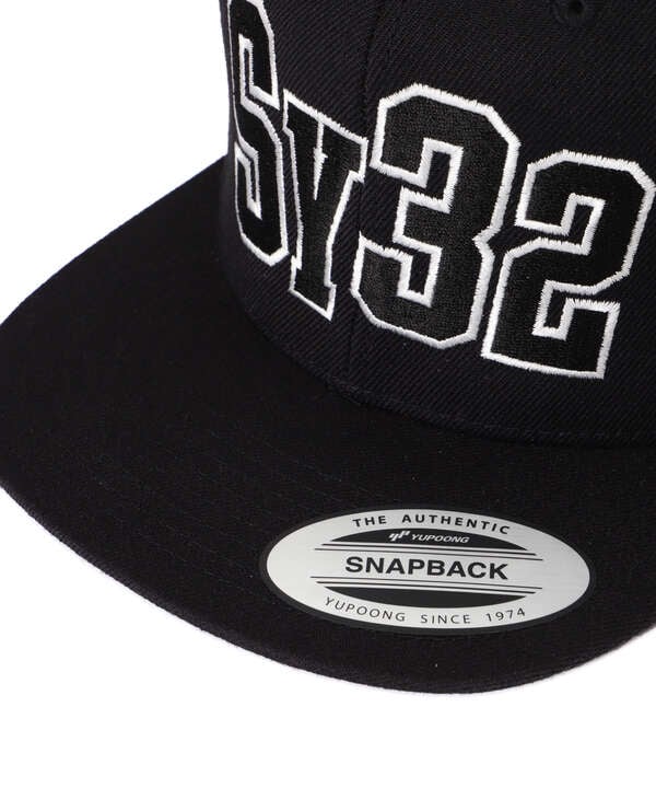 SY32 by SWEET YEARS/BIG LOGO SNAPBACK CAP