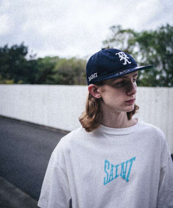 SAINT MICHAEL×New Era/セント マイケル/NE_CAP/MX/NAVY