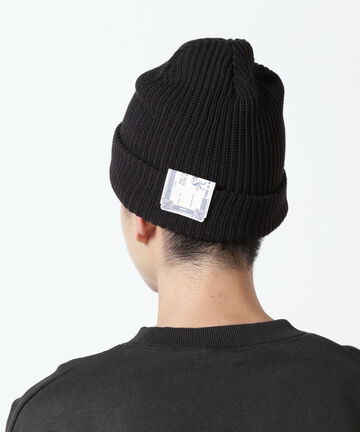 THE H.W.DOG&CO./WOOL ACRYL DOG WATCH CAP - Black