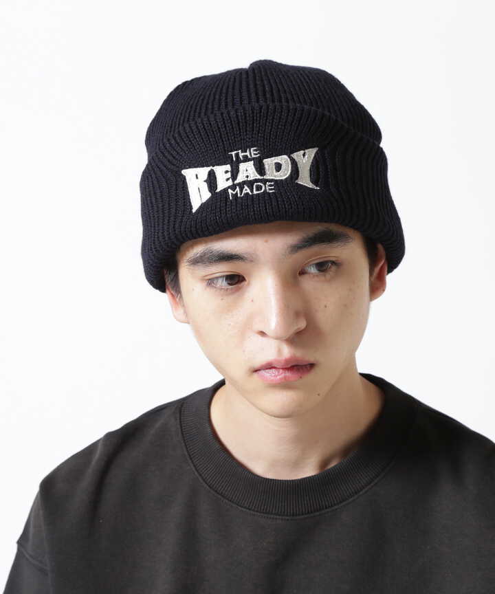 READYMADE/レディーメイド/RECYCLE WOOL KNT CAP/BLACK