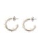 JUSTINE CLENQUET/HIRSCHY EARRINGS/Silver