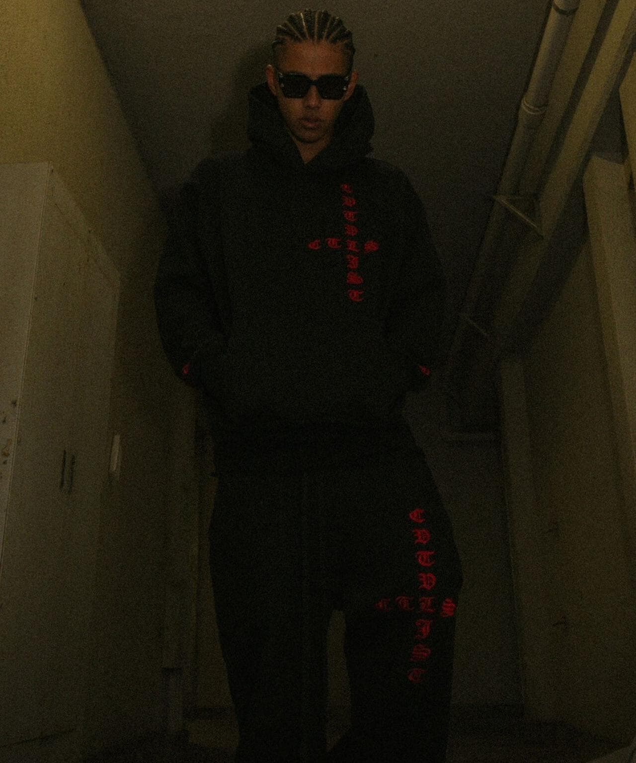 CTLS/シーティーエルエス/別注EMBROIDERY SWEAT PANTS