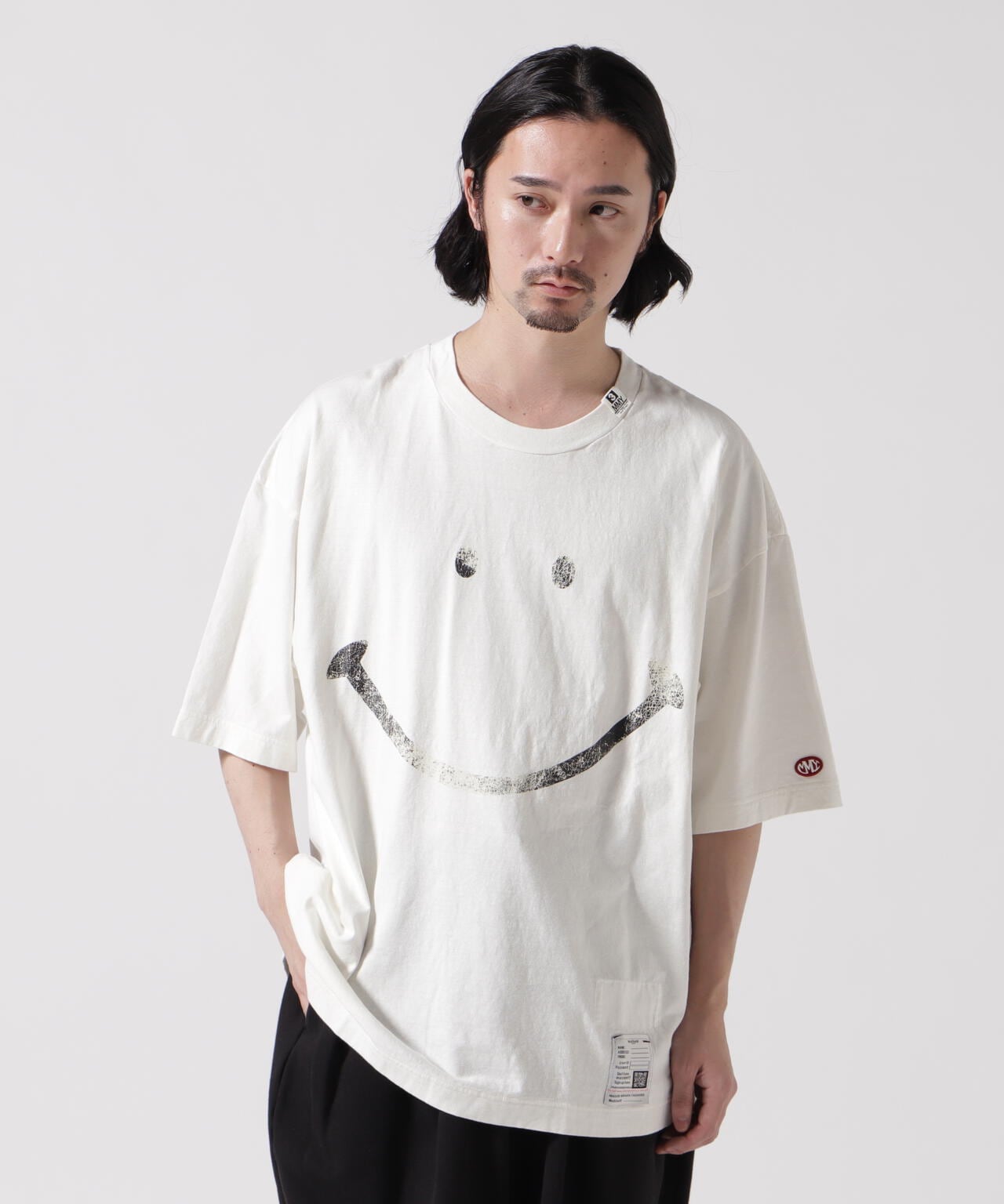 Maison MIHARAYASUHIRO/メゾン ミハラヤスヒロ/Smily Face Printed Tee