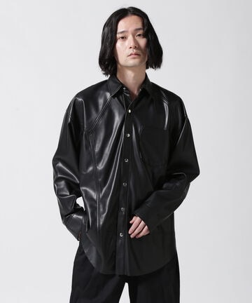 GEN_DAI/ゲンダイ/FAKE LEATHER SHIRT