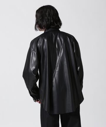 GEN_DAI/ゲンダイ/FAKE LEATHER SHIRT