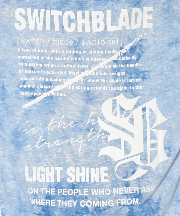 SWITCHBLADE/スイッチブレード/LIGHT SHINE DYEING TEE/ライト シャインダイイング Ｔシャツ