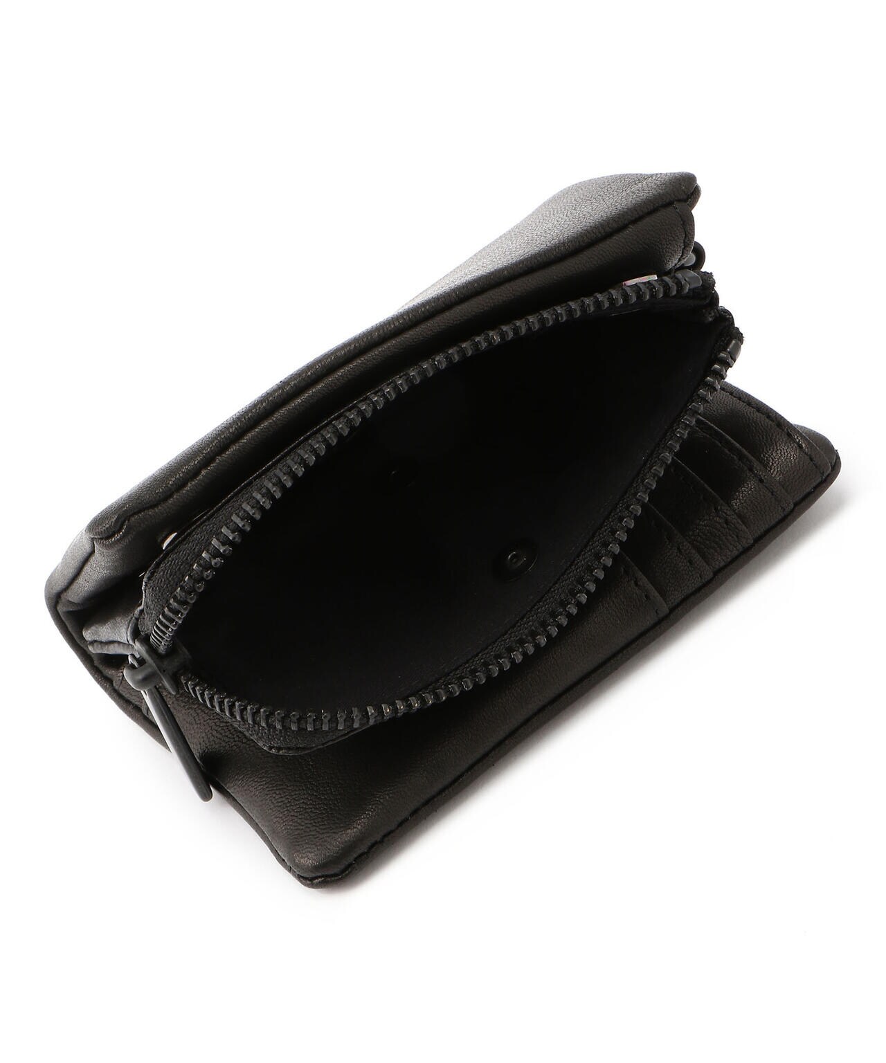 PATRICK STEPHAN/Leather micro wallet 'minimal' shine 2 ショート