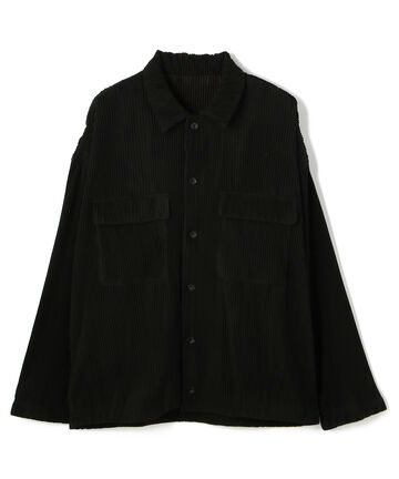 Toironier/トワロニエ/Pleats Drape Shirt JKT/プリーツドレープシャツジャケット