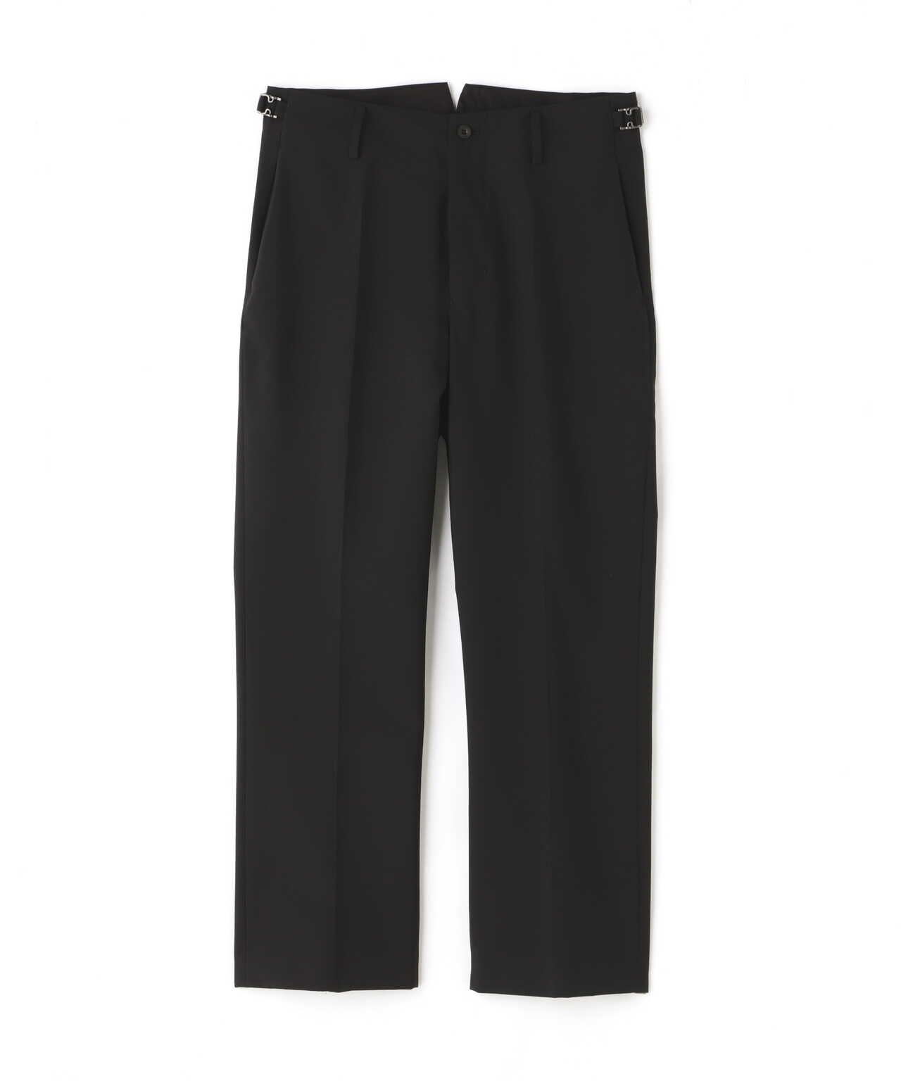 IRENISA NO TUCK STRAIGHT PANTS(BLACK) | 【未使用】IRENISA NO TUCK