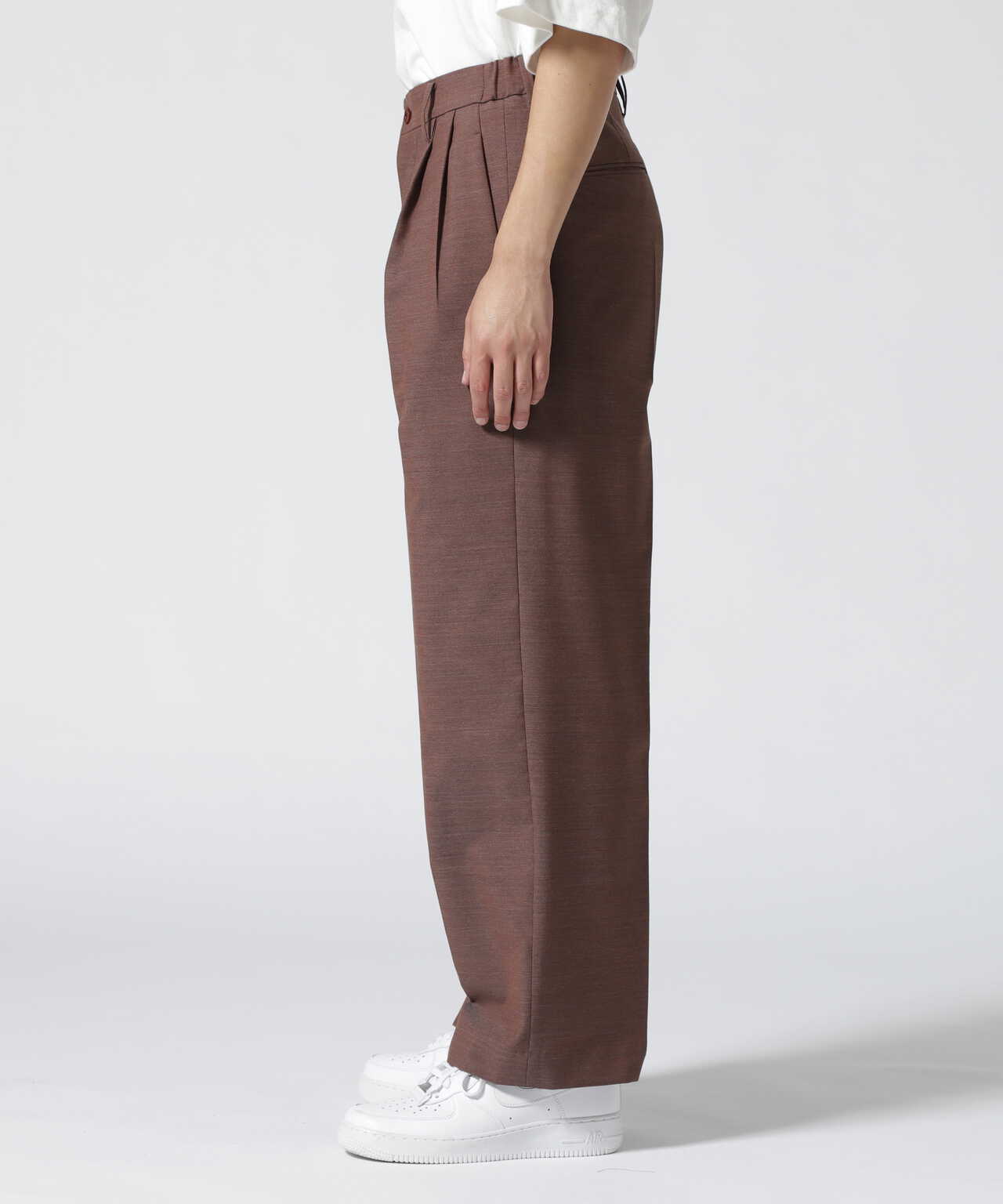 IRENISA 21SS TWO TUCKS WIDE PANTS | www.bauen.com.ar