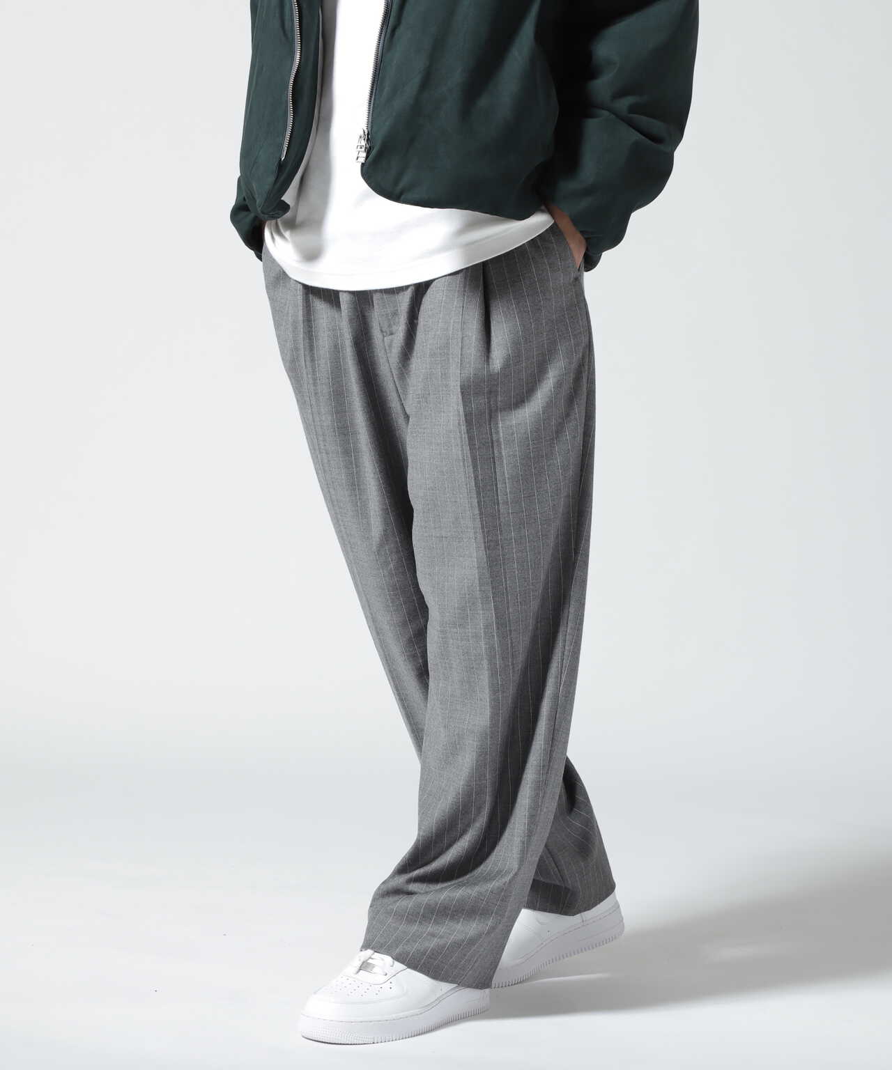 URU TOKYO ウル 19AW WOOL 1TUCK PANTS - www.sorbillomenu.com