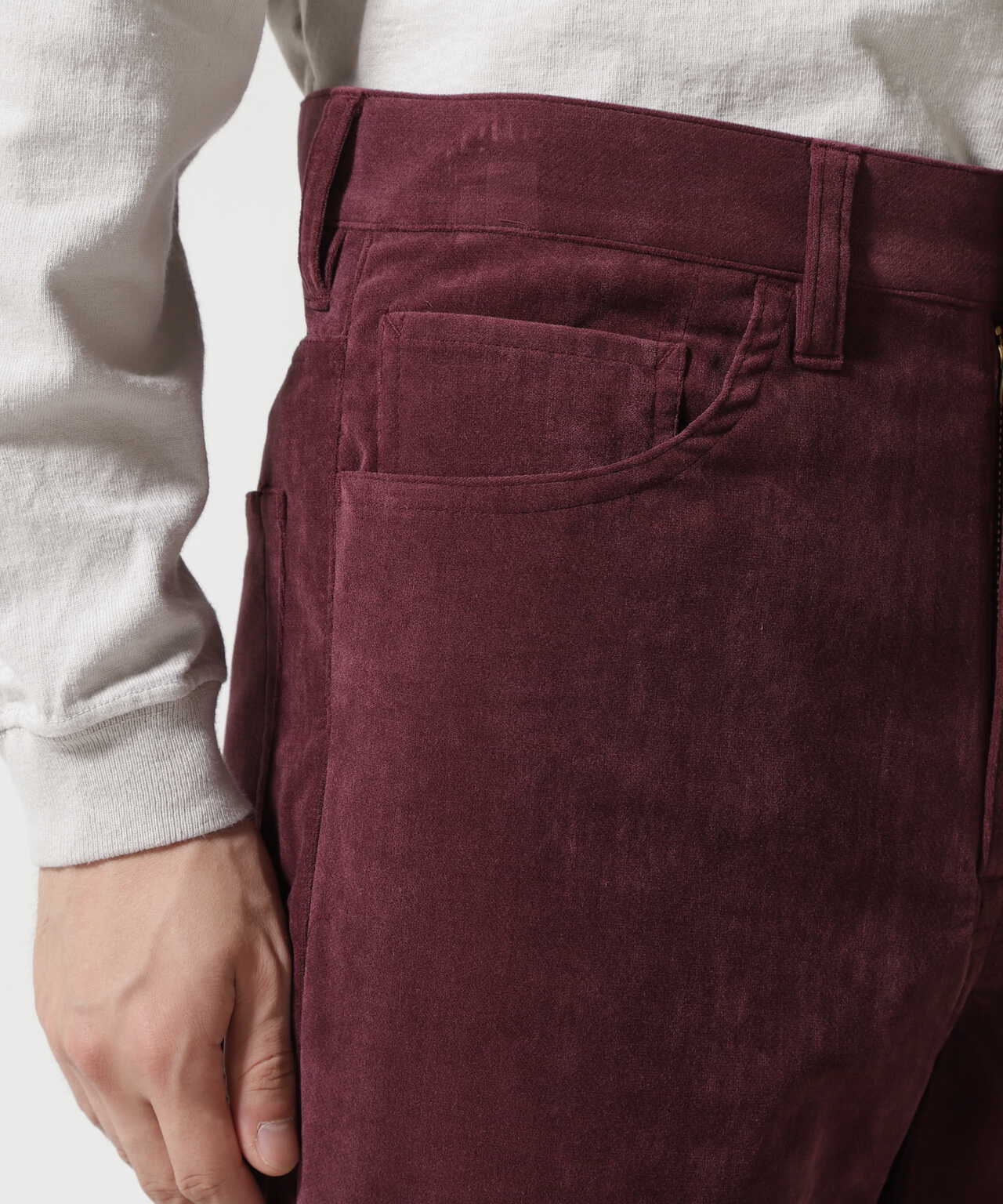 Sasquatchfabrix./サスクワッチファブリックス/VELVET FLARE 5 POCKET PANTS