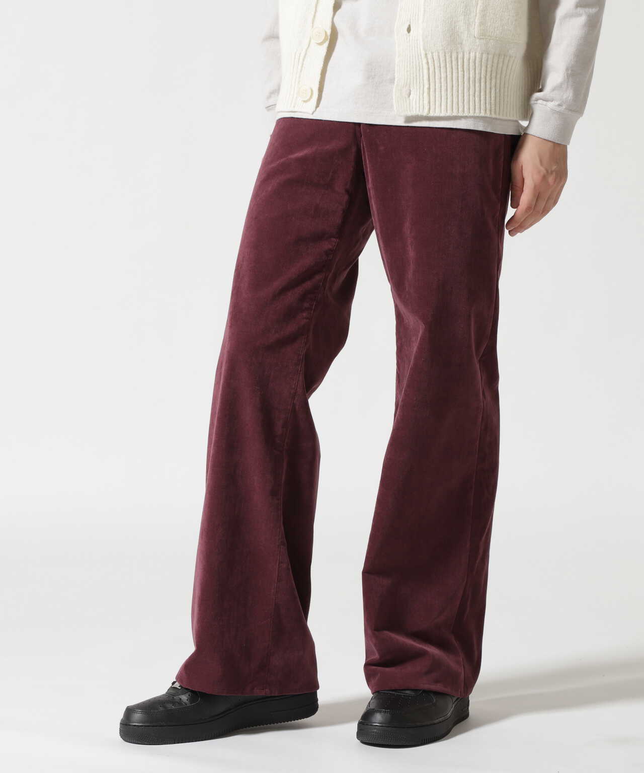 新作揃え Sasquatchfabrix CORDUROY FLARE PANTS ad-naturam.fr