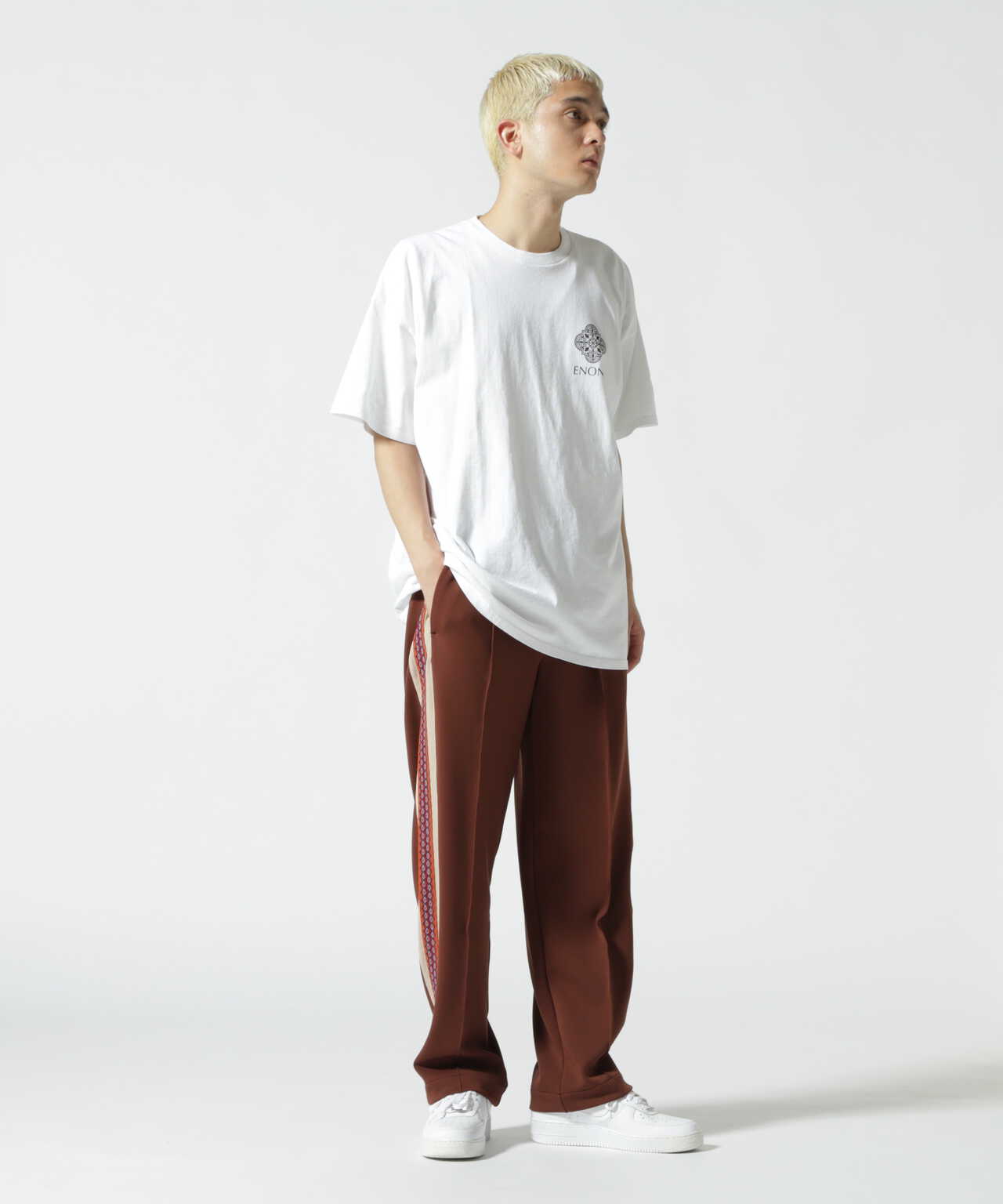 最新入荷 21AW sasquatchfabrix. スリムシルエット トラックパンツ 