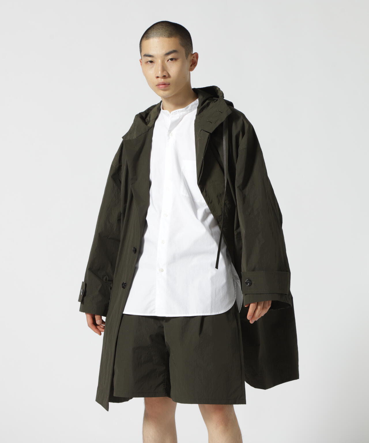 SHINYA KOZUKA /シンヤ コヅカ/TITAN RAINCOAT FOR WARE-MO-KOU/吾亦紅別注レインシャツコート |  GARDEN ( ガーデン ) | US ONLINE STORE（US オンラインストア）